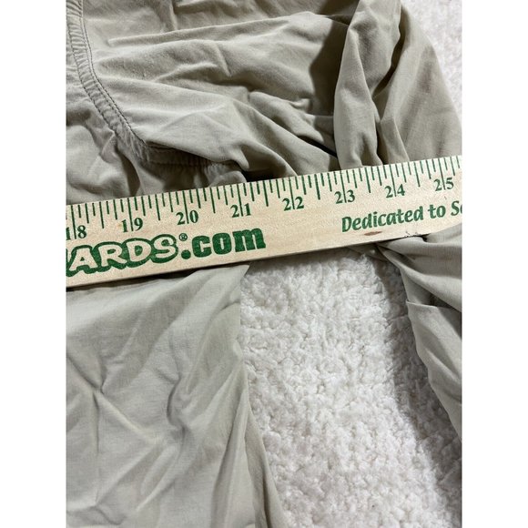 Guide Series Fishing Shirt Mens Large Vented Performance Button Up Brown Tan - Picture 8 of 10